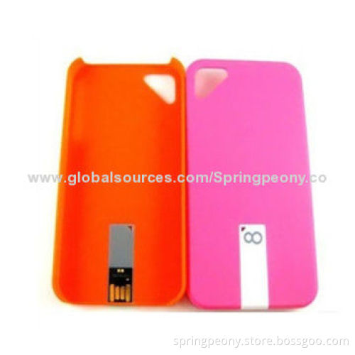 2014 New Products U Disk Phone Shells for iPhone 4 and 4s, Plug-and-play Function